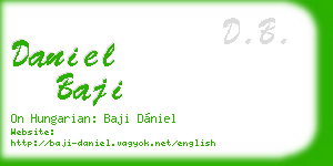 daniel baji business card