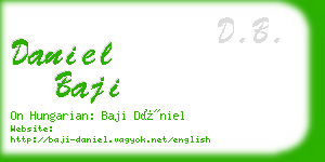 daniel baji business card